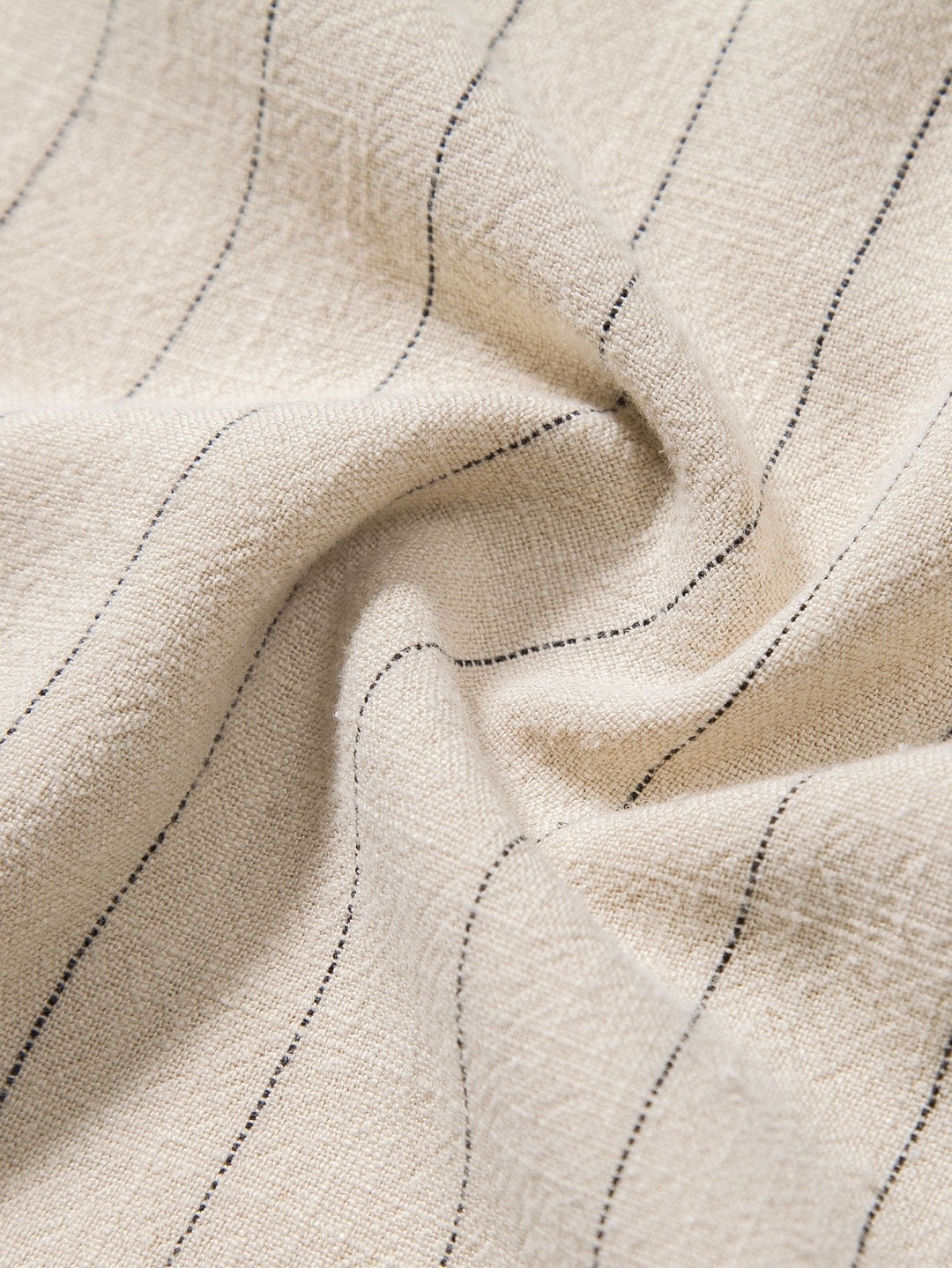 Linen Blend Shirt & Straight Linen Pants