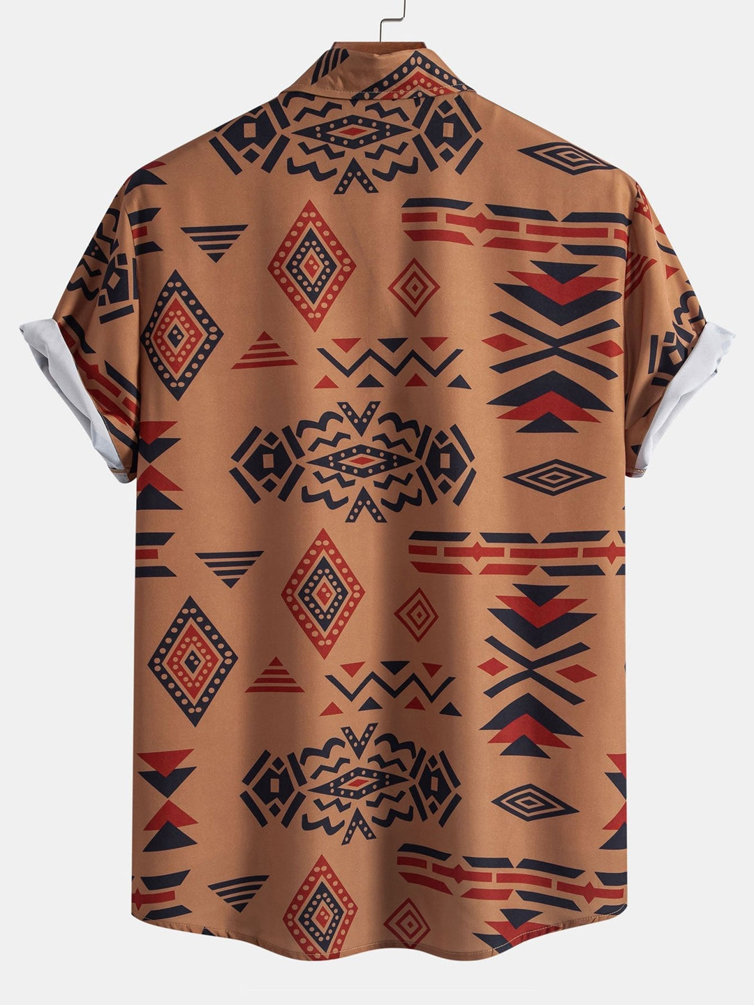 Azteeks Geometrisch Print Shirt & Zwemshorts