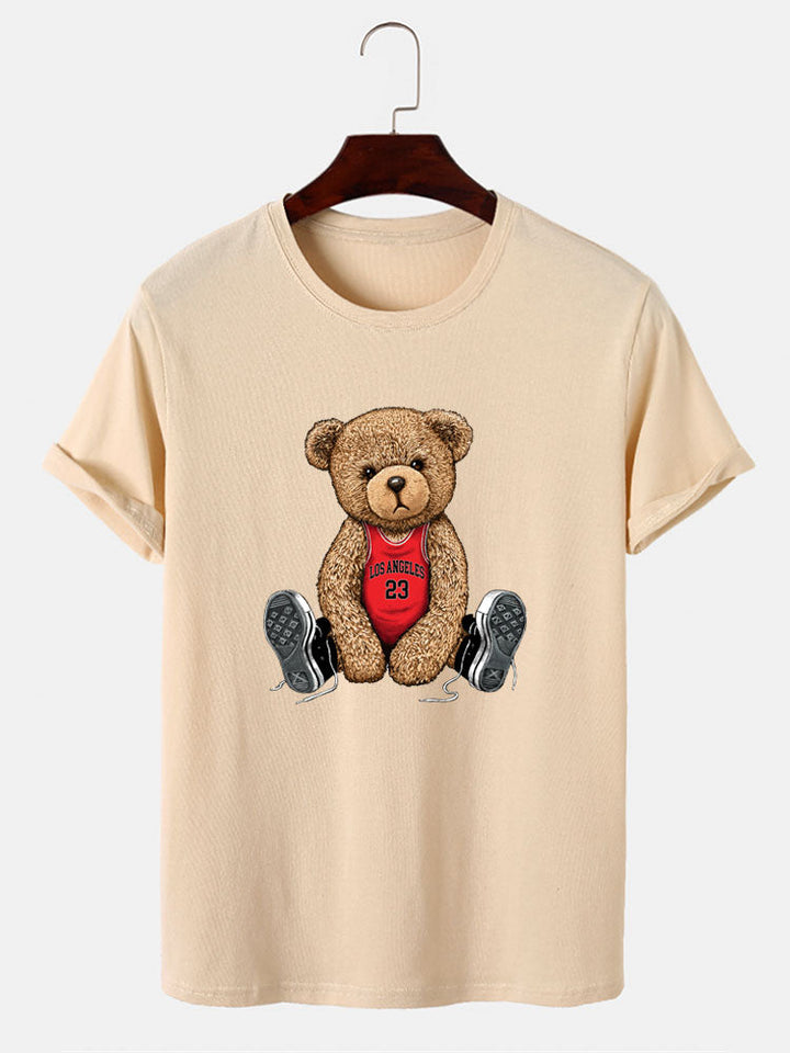 Los Angeles Bear Print T-Shirt