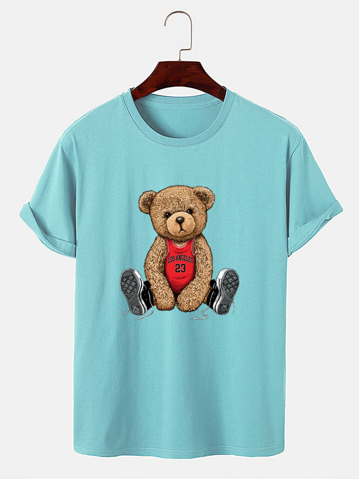Los Angeles Bear Print T-Shirt