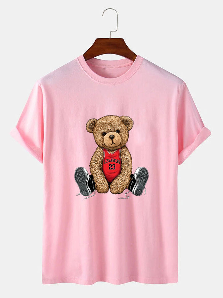 Los Angeles Bear Print T-Shirt