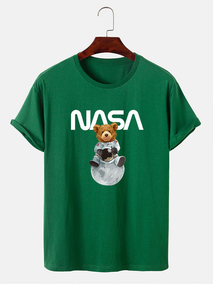 Nasa Bear Print T-Shirt