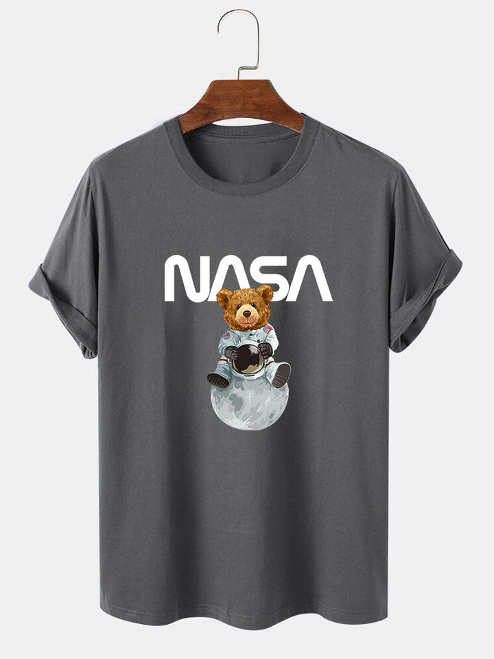 Nasa Bear Print T-Shirt