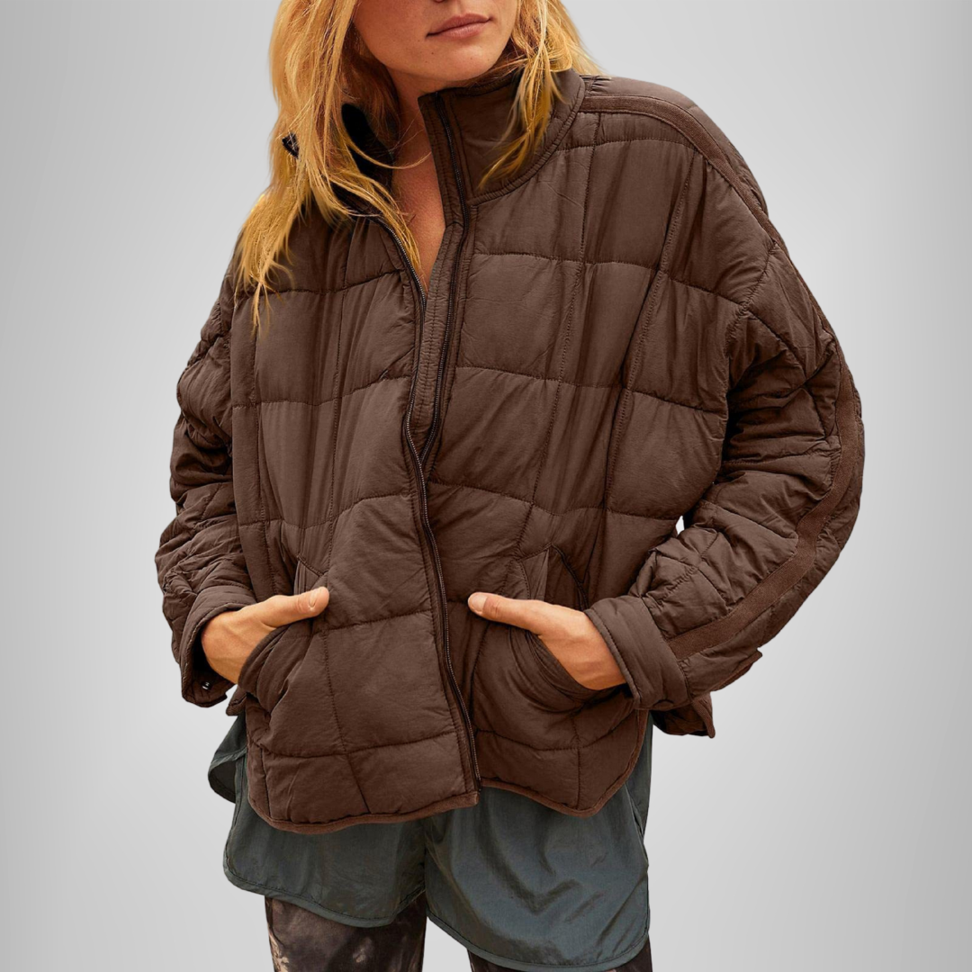Novalie™ – Lightweight Compact Zip Puffer Jacket