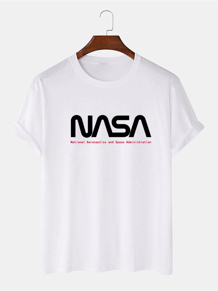 NASA-print T-shirt