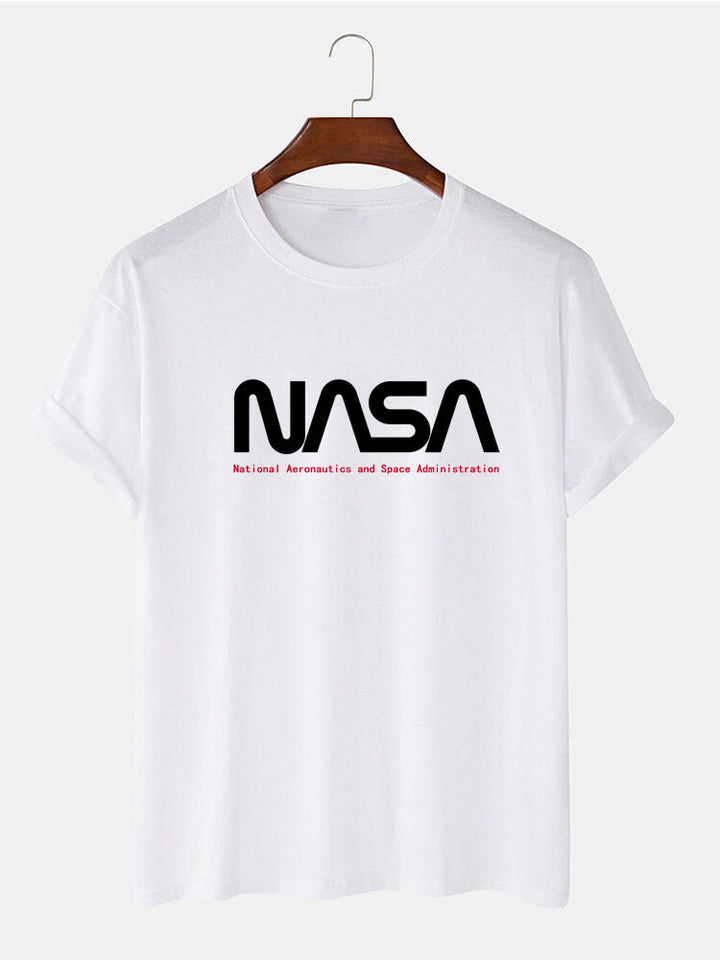 NASA-print T-shirt