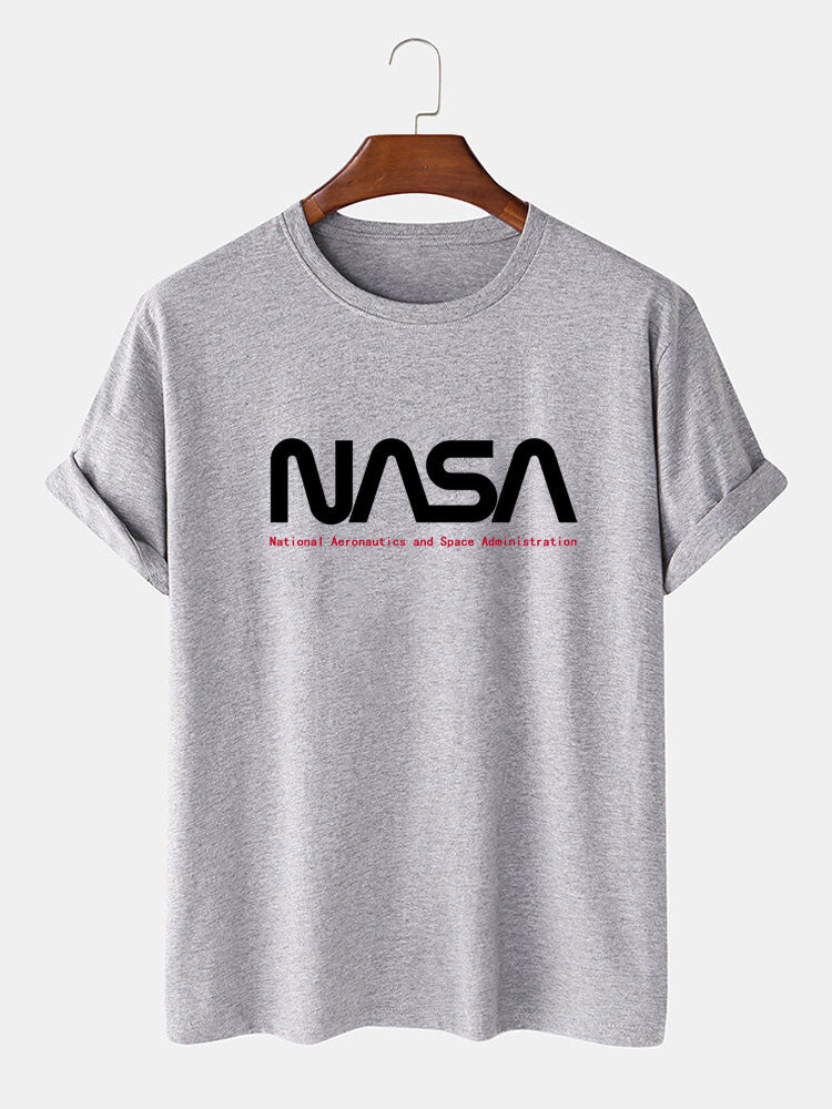 NASA-print T-shirt