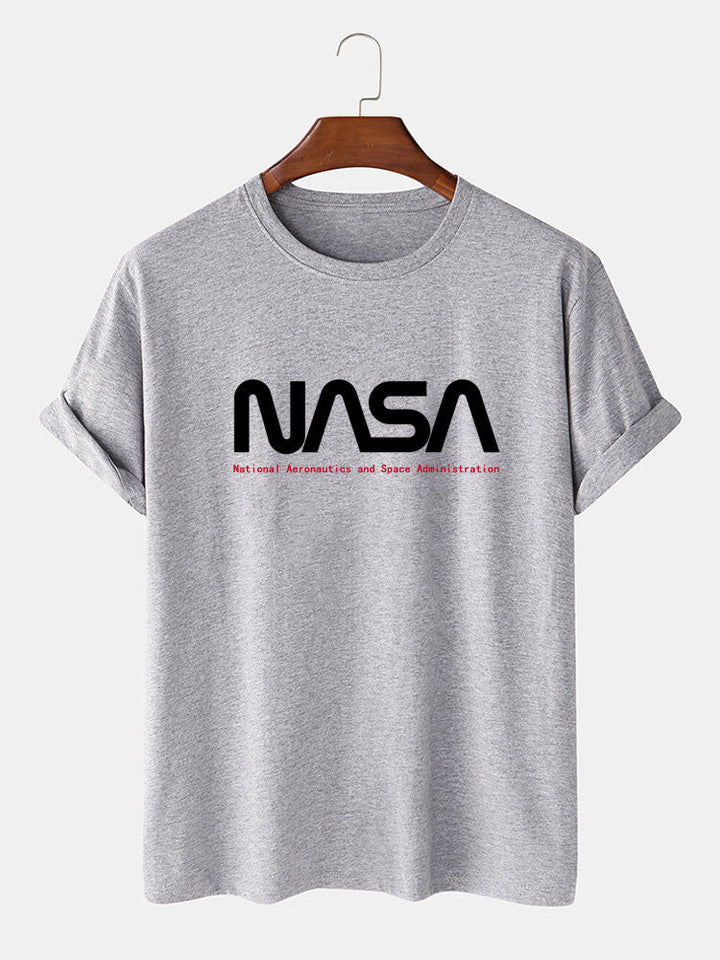 NASA-print T-shirt