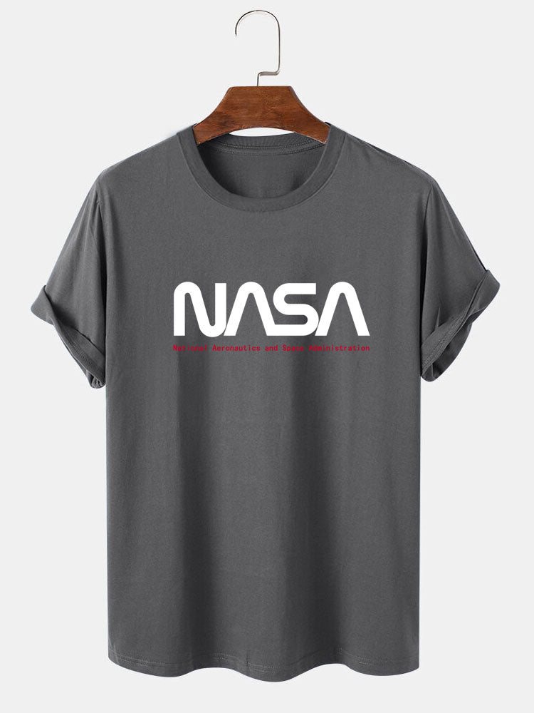 NASA-print T-shirt
