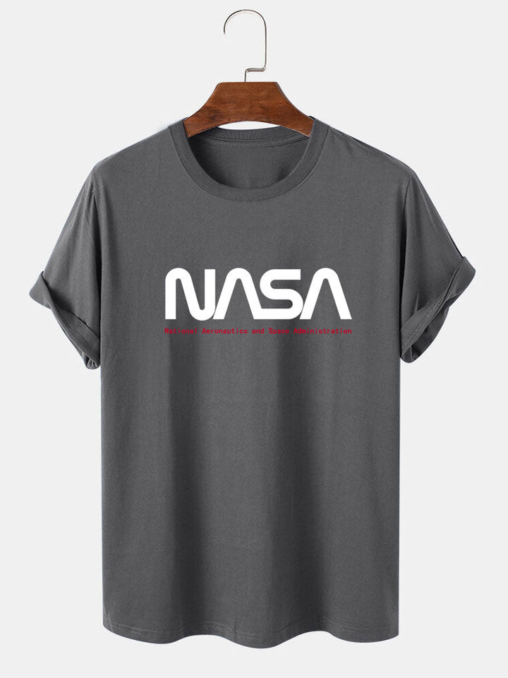 NASA-print T-shirt