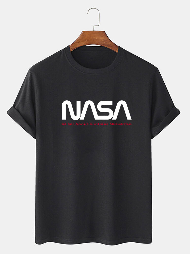 NASA-print T-shirt