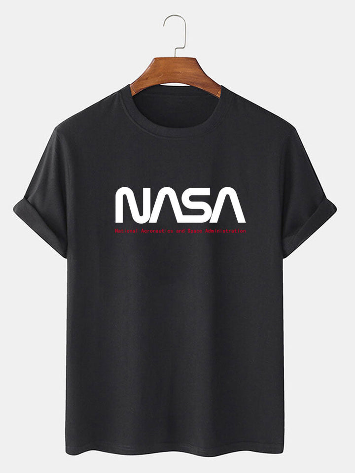 NASA-print T-shirt