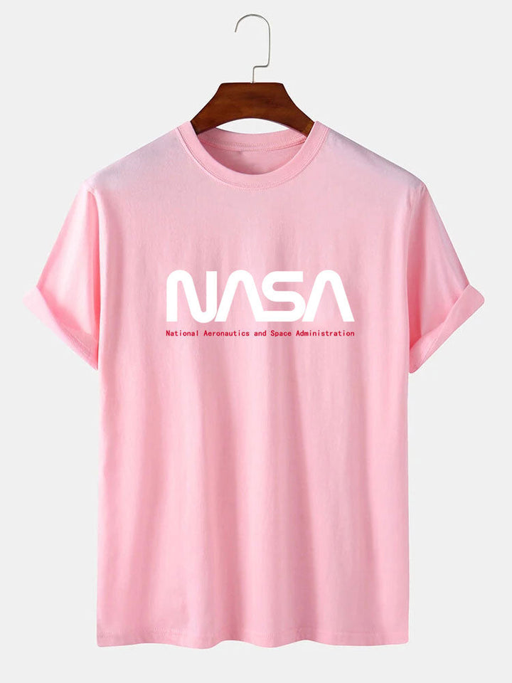 NASA-print T-shirt