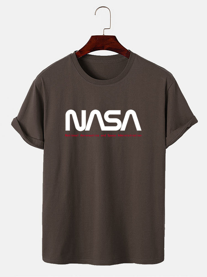 NASA-print T-shirt