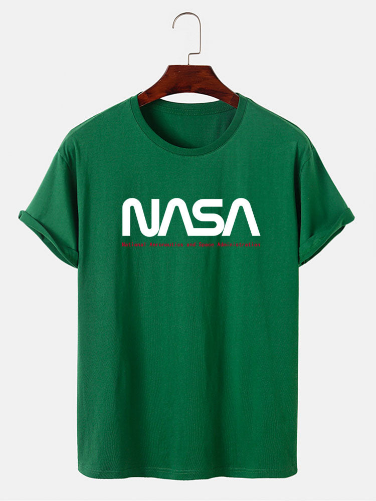 NASA-print T-shirt