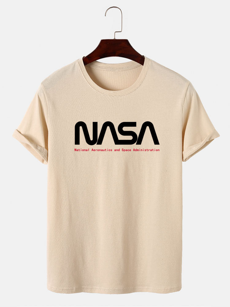NASA-print T-shirt