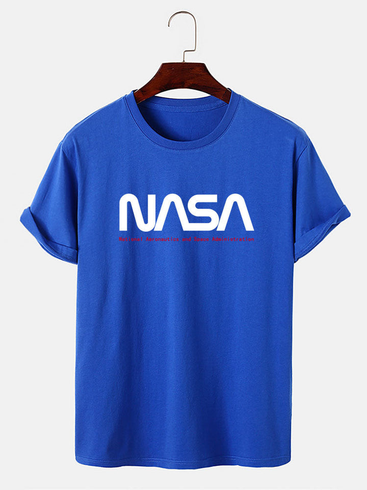 NASA-print T-shirt