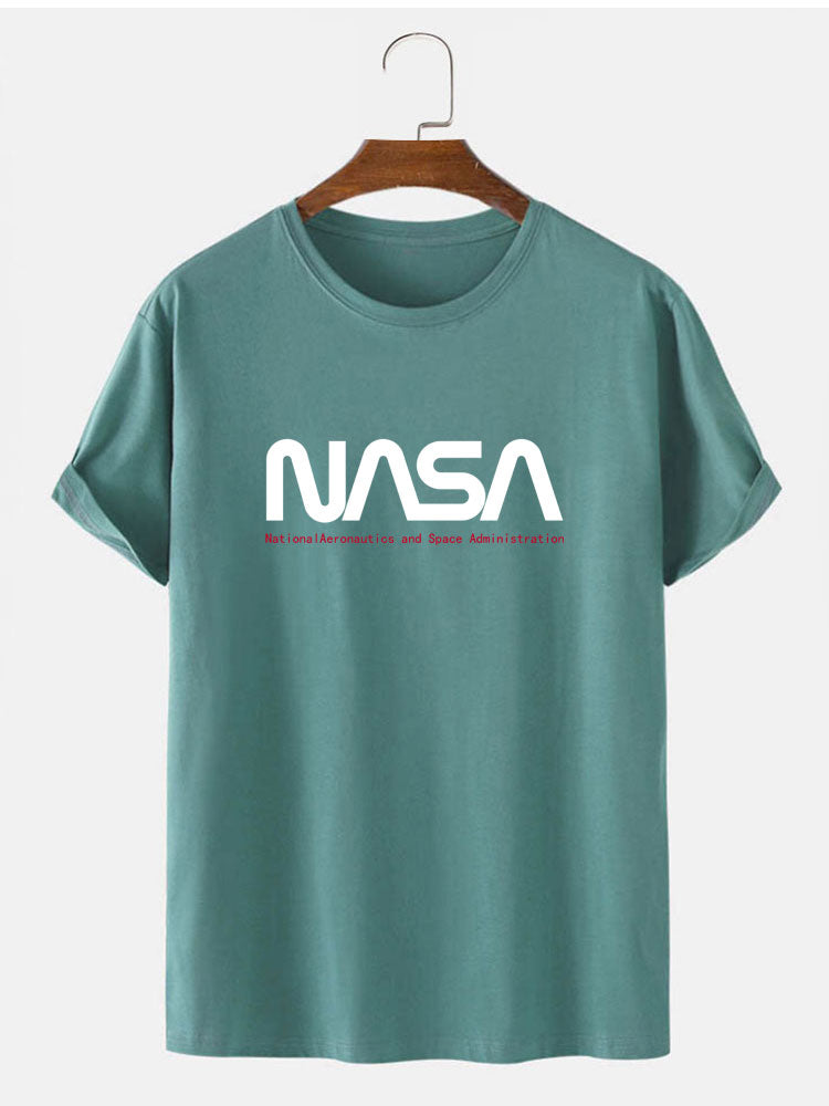 NASA-print T-shirt