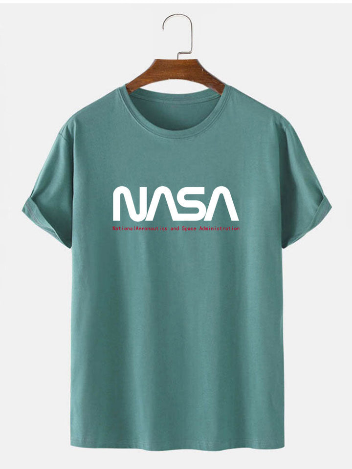 NASA-print T-shirt