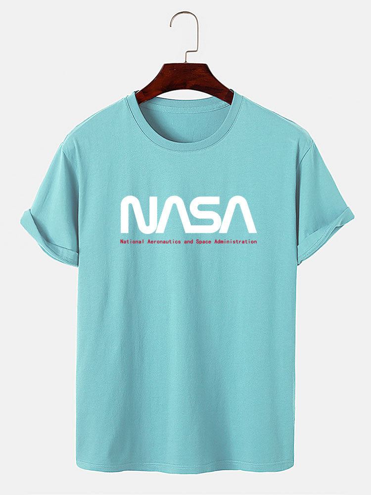 NASA-print T-shirt