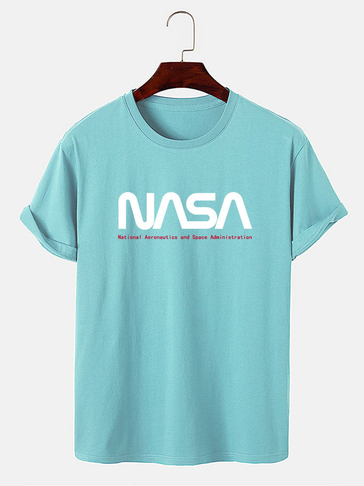 NASA-print T-shirt