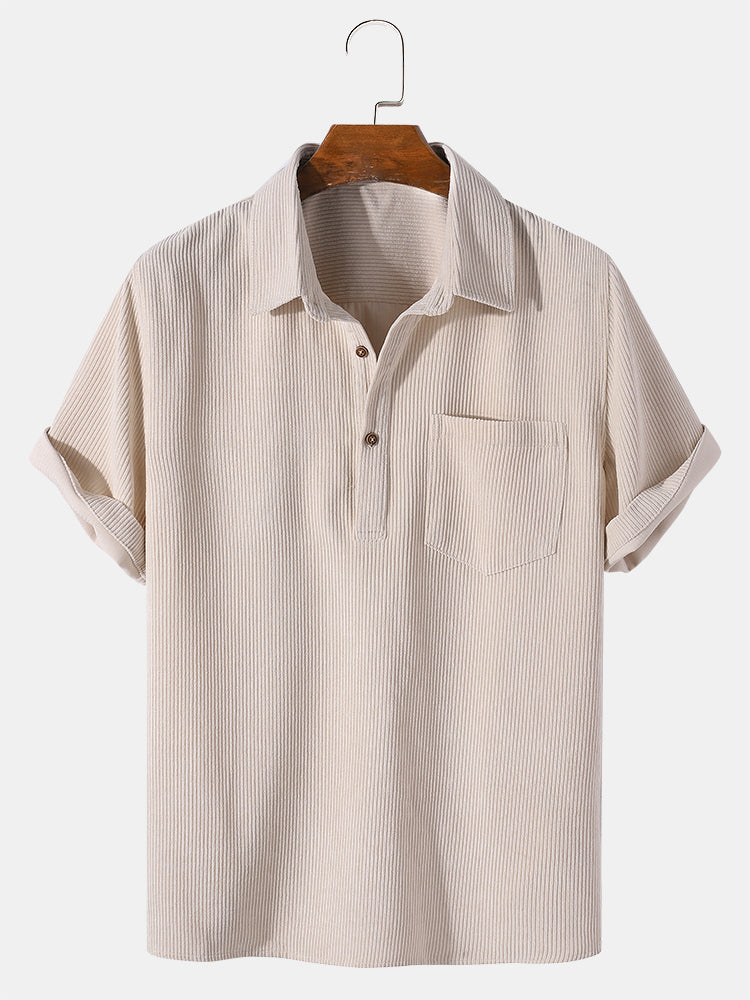Katoenen Effen Korte Mouwen Basis T-shirts