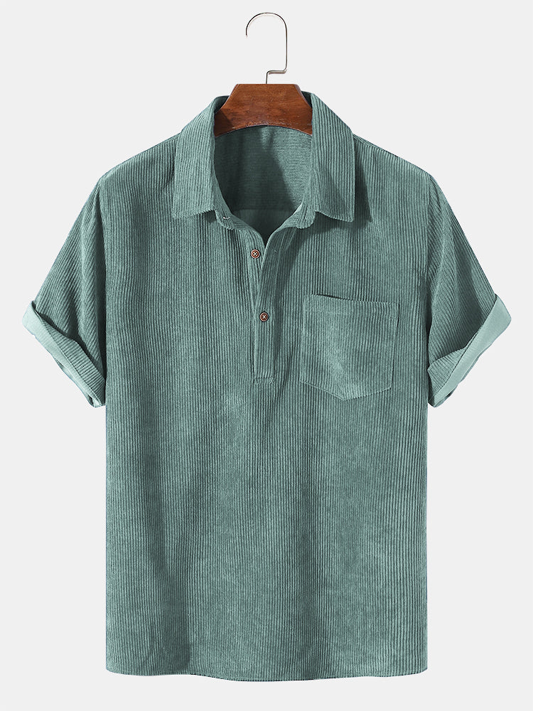 Katoenen Effen Korte Mouwen Basis T-shirts