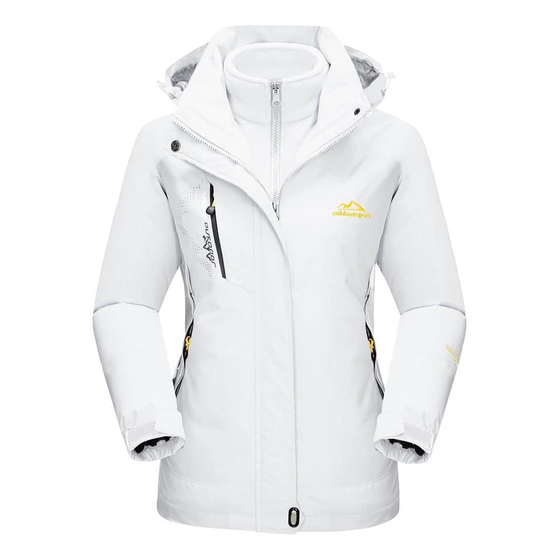 Gusta l Waterproof Winter Coat, Fleece Lined, Hooded Ski & Hiking Jacket