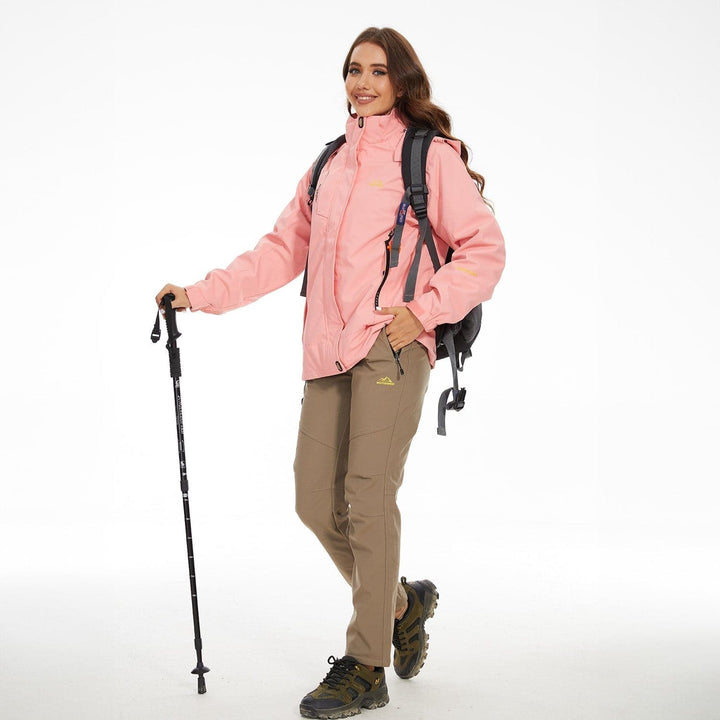 Gusta l Waterproof Winter Coat, Fleece Lined, Hooded Ski & Hiking Jacket
