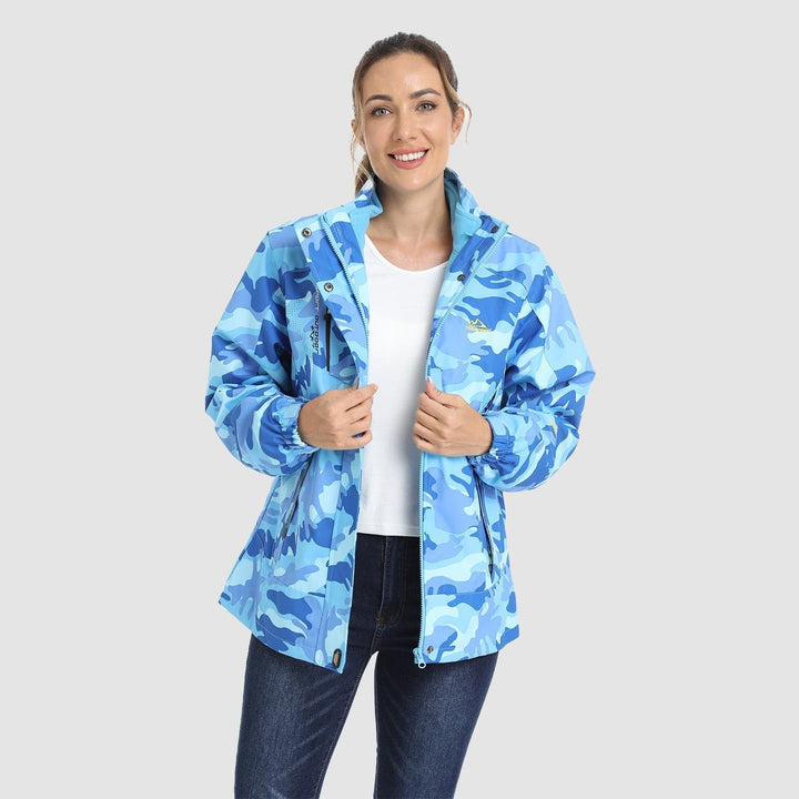 Gusta l Waterproof Winter Coat, Fleece Lined, Hooded Ski & Hiking Jacket