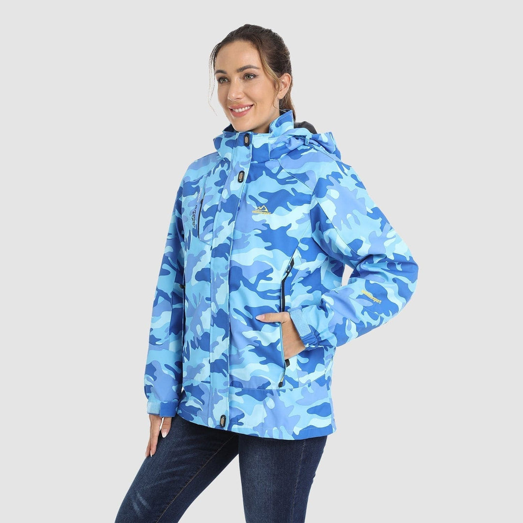 Gusta l Waterproof Winter Coat, Fleece Lined, Hooded Ski & Hiking Jacket