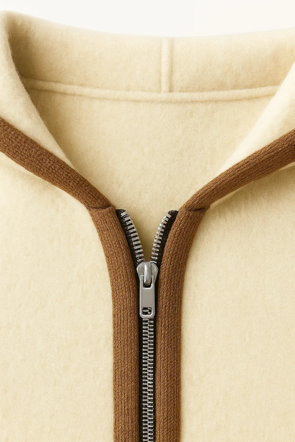 Jack l Sorano Hooded Cardigan Cream