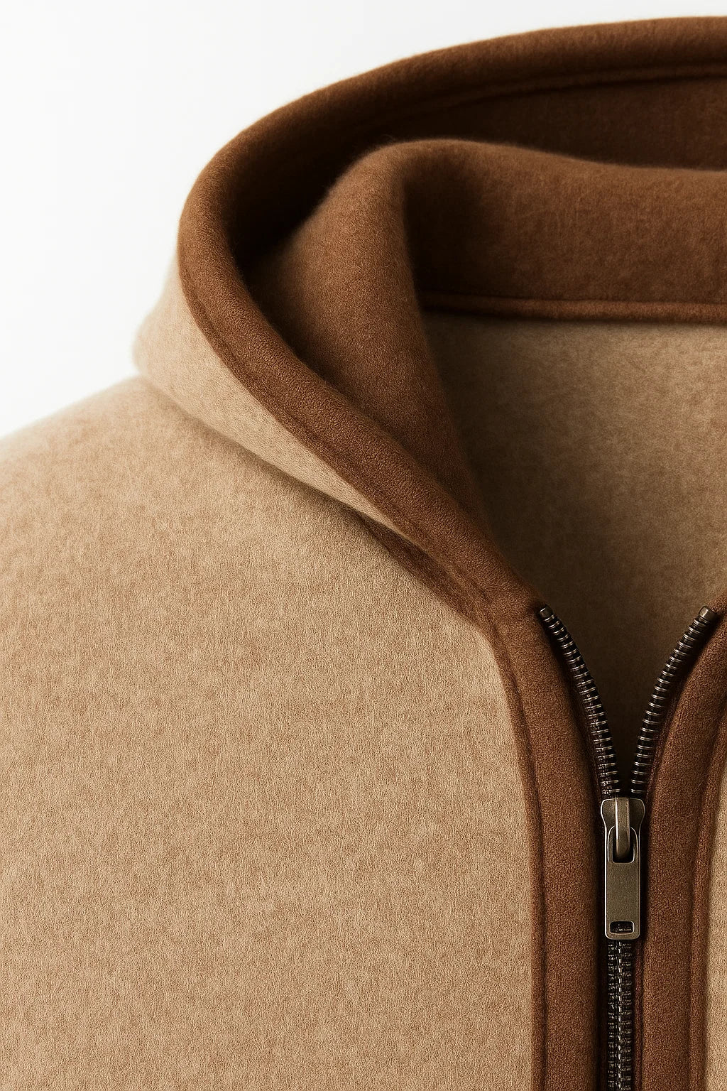 Tristan l Sorano Hooded Cardigan Brown