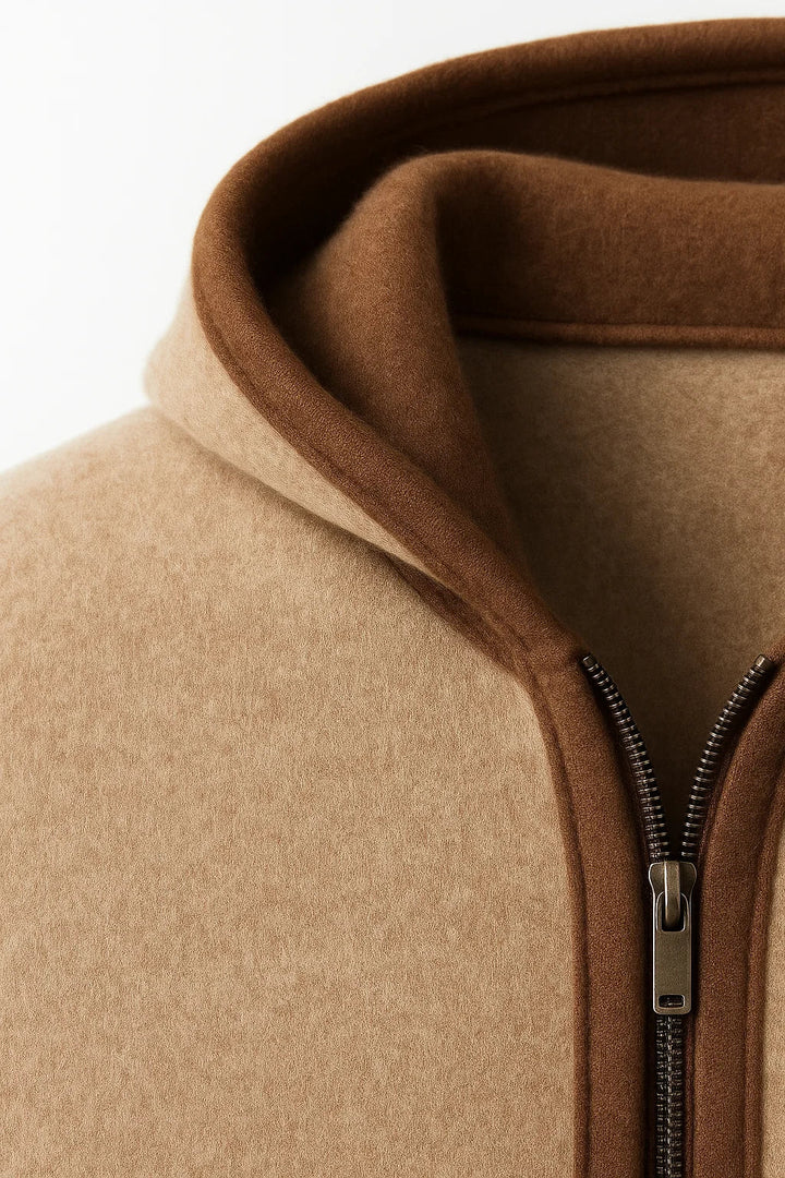 Tristan l Sorano Hooded Cardigan Brown