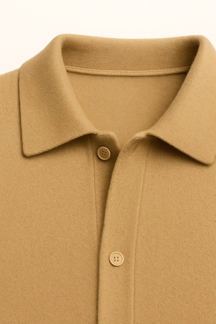 Lorenzo Cashmere Cardigan Camel