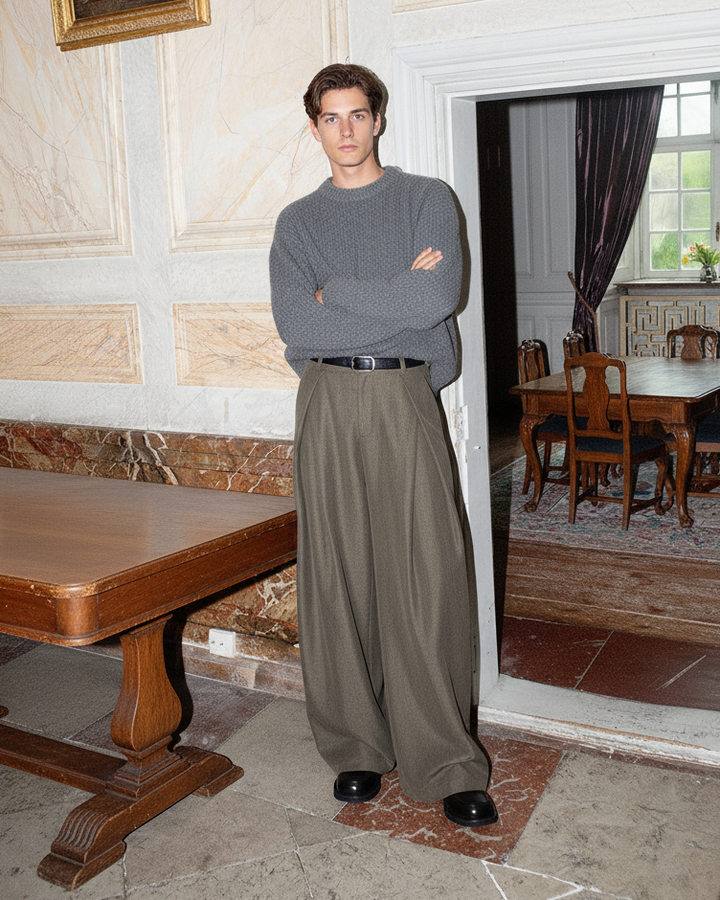 Modern Essential Wide-Leg Trouser