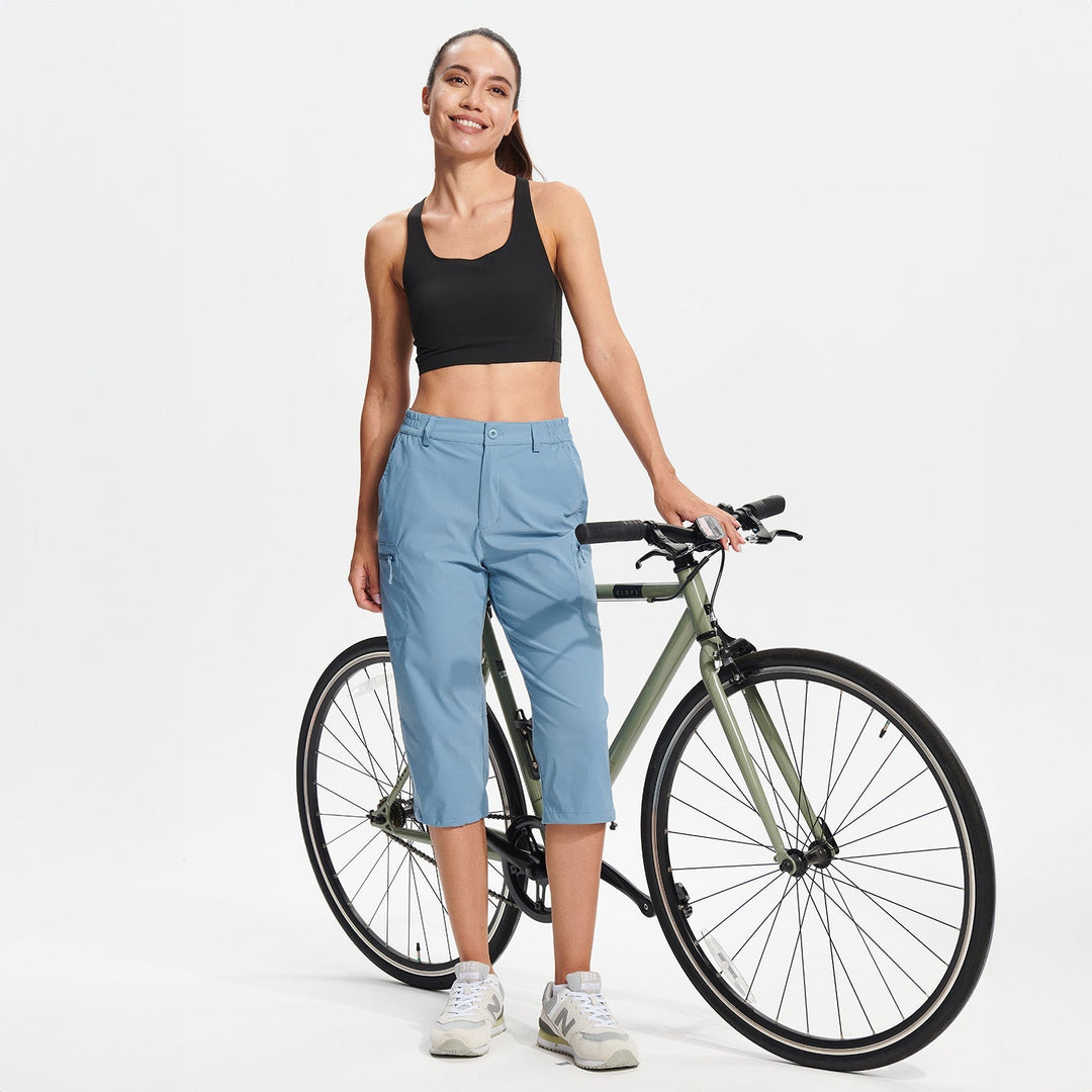 Claire l Water-Resistant Hiking Capri