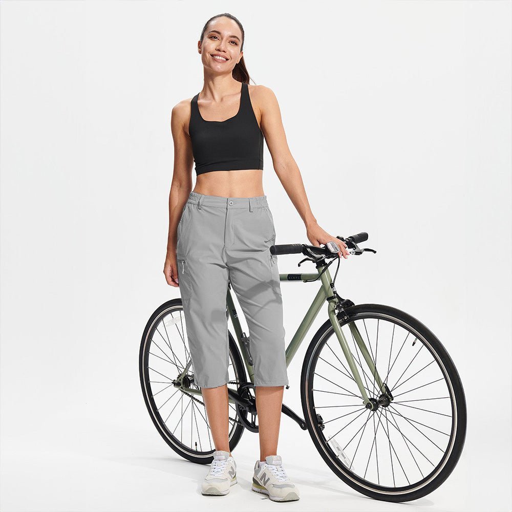 Claire l Water-Resistant Hiking Capri