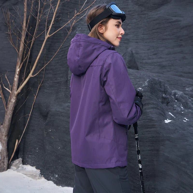 Gusta l Waterproof Winter Coat, Fleece Lined, Hooded Ski & Hiking Jacket